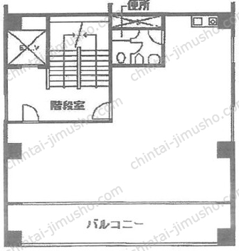 東都銀座ビルヂング6Fの間取図