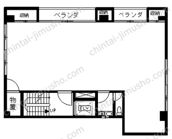 アークブランシェ四谷3Fの間取図