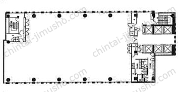 新橋東急ビル12Fの間取図