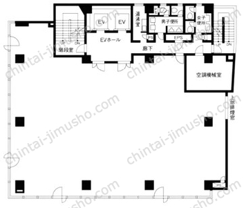 かしきち人形町ビル4Fの間取図