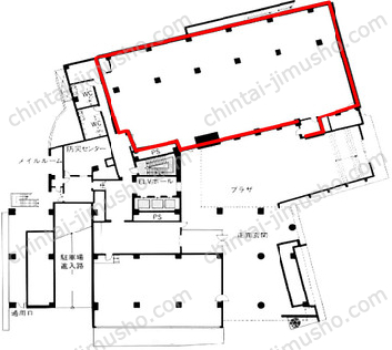 ステップ六本木1Fの間取図