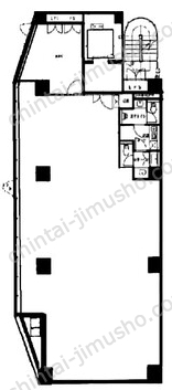 MG市ヶ谷ビルディング9Fの間取図