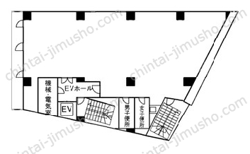 幸伸ビル3Fの間取図