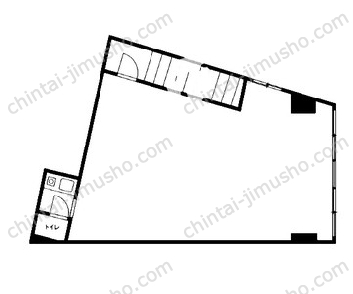 相川ビル2Fの間取図