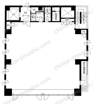 OZAWA BUILDING6Fの間取図