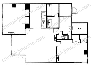 モンテプラザ麻布8Fの間取図