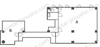 中島ビル3Fの間取図