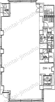 一番町ビルヂング6Fの間取図