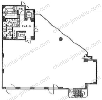 N.E.Sビル4Fの間取図