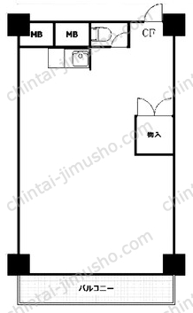 第3SSビル7Fの間取図