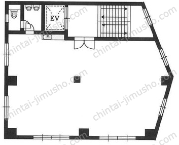 青井ビル3Fの間取図