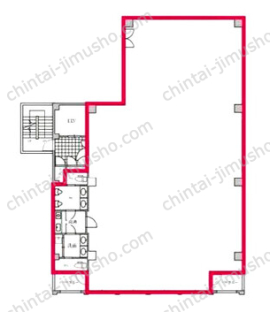 Flos蒲田5Fの間取図