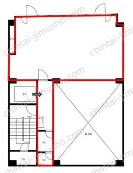 第一東英ビル3Fの間取図