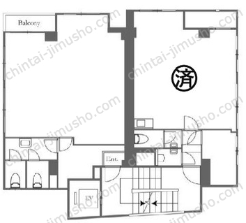 OD表参道ビル3Fの間取図