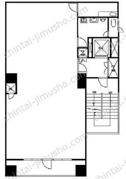 加瀬ビル1614Fの間取図