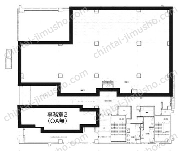 六本木ビル1Fの間取図