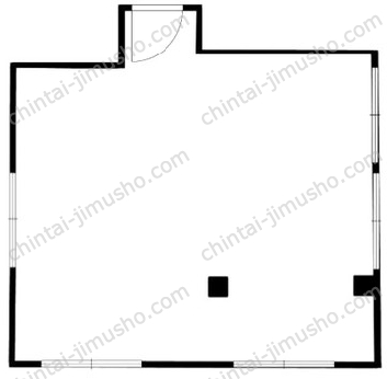 第二エイルビル1Fの間取図