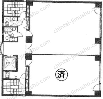 南青山三樹ビル3Fの間取図