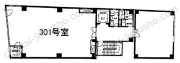 亜細亜観光ビル3Fの間取図