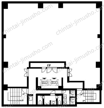 新宿EAST COURT2Fの間取図