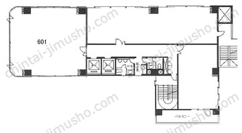 SMK BLDG.6Fの間取図