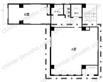 東京ラインビル5Fの間取図