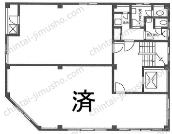 第2明治ビル4Fの間取図