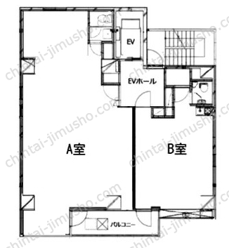 ブロケードビル2Fの間取図