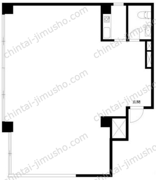 ヴィラ・ロイヤル神宮前4Fの間取図