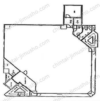 DS市ヶ谷ビル4Fの間取図