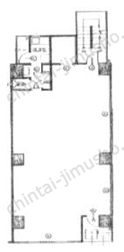 第二山口ビル8Fの間取図