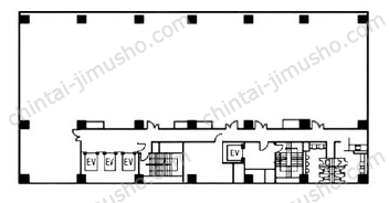 ONE SHINKAWA4Fの間取図