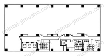 ONE SHINKAWA6Fの間取図