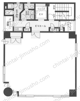 銀座プルミエビル7Fの間取図