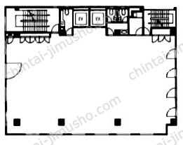 301 SHIMBASHI BLDG7Fの間取図