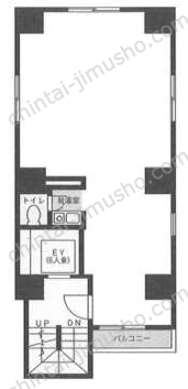 ヴェルデ上野ビル3Fの間取図