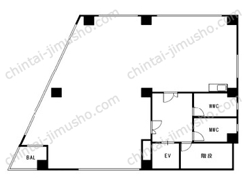 日興高田馬場ビル6Fの間取図