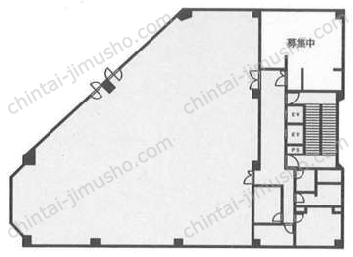 オークラヤビル7Fの間取図