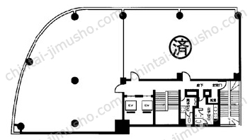 東貨ビル5Fの間取図