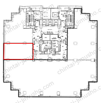 勝どきサンスクエア3Fの間取図