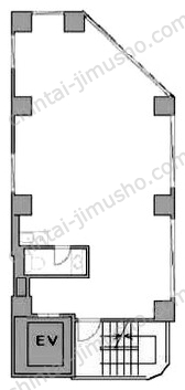 エタニティ麻布十番4Fの間取図