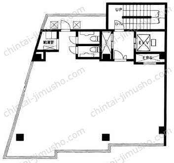 アーク笹塚ビル6Fの間取図