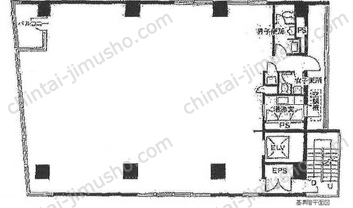 新宿内野ビルⅡ4Fの間取図