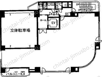 THE CROSS GOTANDA3Fの間取図