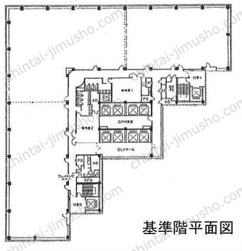 新宿エルタワー6Fの間取図