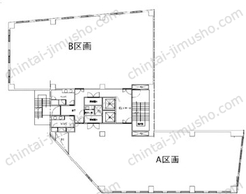 市ヶ谷中央ビル6Fの間取図