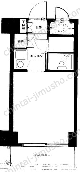 ソフィアお茶の水4Fの間取図