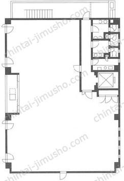 紀文第一ビル5Fの間取図