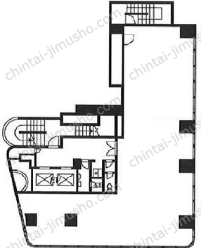 新宿通東洋ビル12Fの間取図