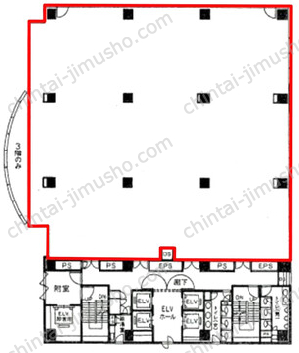 ケイヒン東大井ビル3Fの間取図